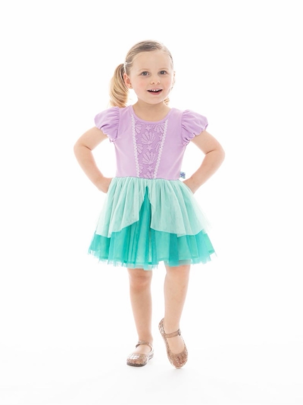 NWOT Disney Princess Ariel Dress Toddler Girls 12M Tulle Tutu